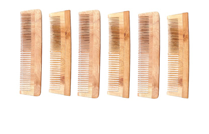 Handcrafted Wooden Lily Comb | Eco-Friendly & Gentle Hair Care