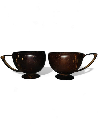 Eco Gree Coconut Shell Tea Cup | Sustainable & Stylish Eco-Friendly Drinkware-150ML Capacity