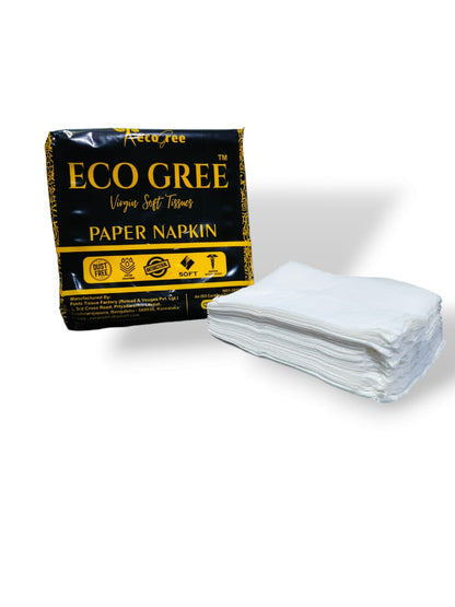 Eco Gree Paper Napkins | Soft, Absorbent & Eco-Friendly | Perfect for Parties, Events, & Everyday Use – Biodegradable & Compostable