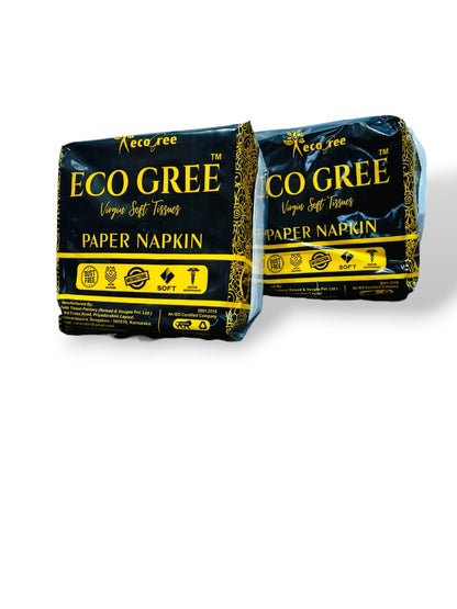 Eco Gree Paper Napkins | Soft, Absorbent & Eco-Friendly | Perfect for Parties, Events, & Everyday Use – Biodegradable & Compostable