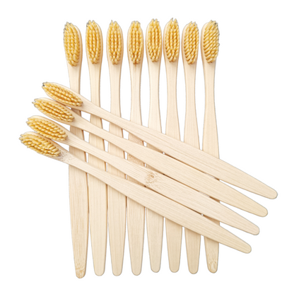 Eco-Friendly C Curve Fiber Bamboo Toothbrush - Sustainable Oral Care