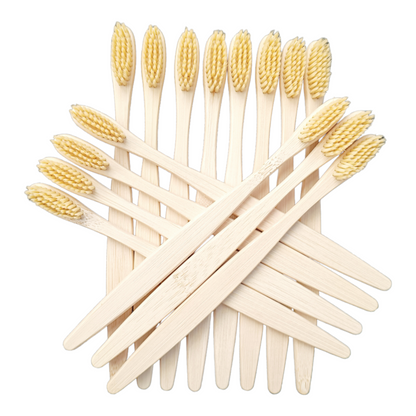 Eco-Friendly C Curve Fiber Bamboo Toothbrush - Sustainable Oral Care