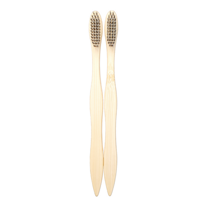 Eco Gree S Curve Charcoal Bamboo Toothbrush | Eco-Friendly Whitening & Plaque Control