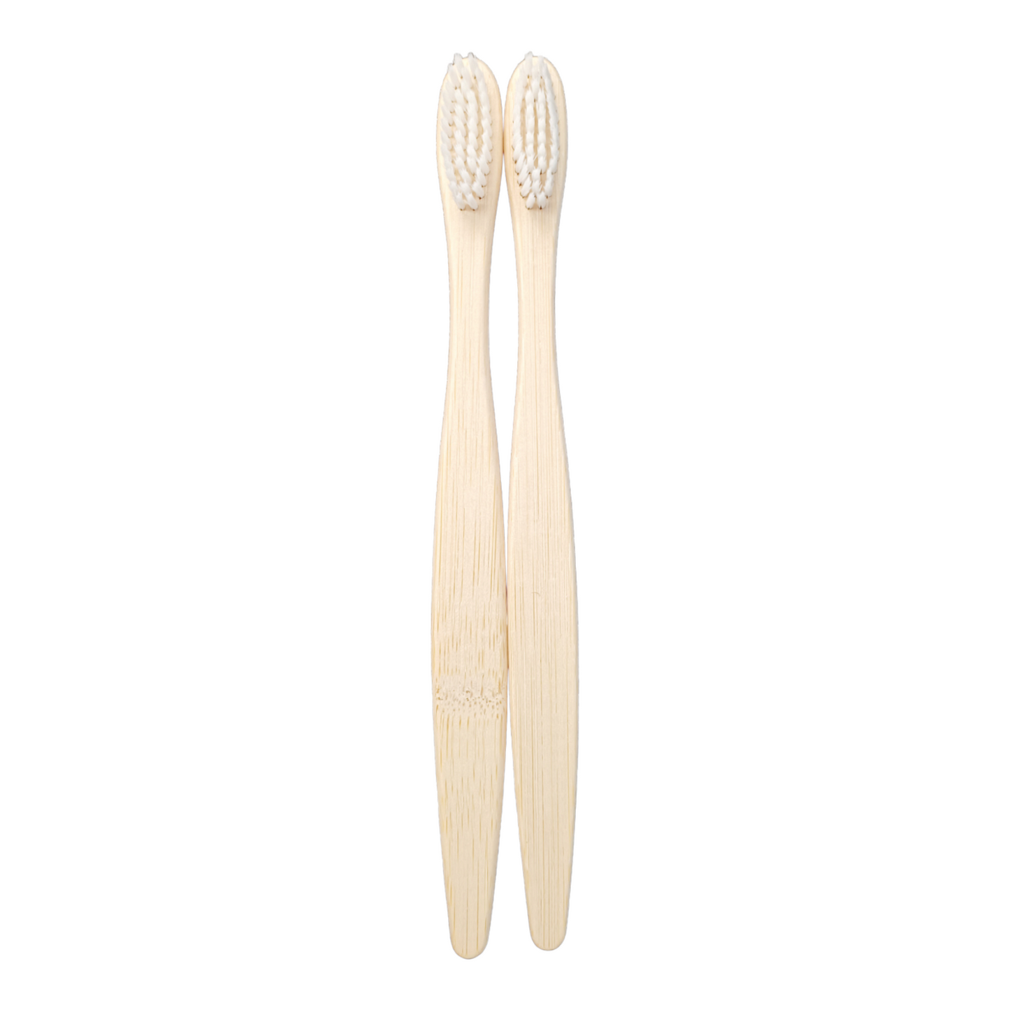 Eco-Friendly C Curve White Bamboo Toothbrush - Sustainable & Stylish Oral Care