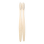 Eco-Friendly C Curve White Bamboo Toothbrush - Sustainable & Stylish Oral Care