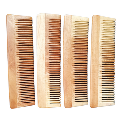 Handcrafted Wooden Lily Comb | Eco-Friendly & Gentle Hair Care