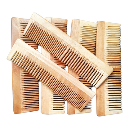 Handcrafted Wooden Lily Comb | Eco-Friendly & Gentle Hair Care