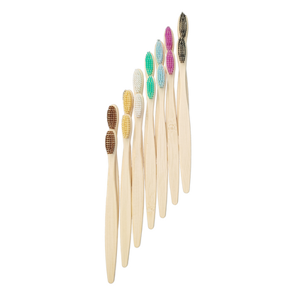 Eco-Friendly C Curve Bamboo Toothbrush Combo – Stylish, Sustainable, and Effective