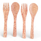 Eco-Friendly Wooden Fork and Spoon Combo - Sustainable & Stylish Tableware