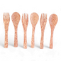 Eco-Friendly Wooden Fork and Spoon Combo - Sustainable & Stylish Tableware